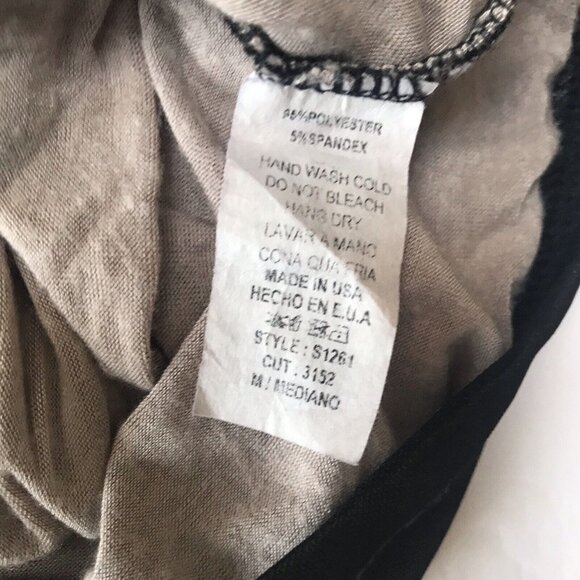 Y2K Top Womens Medium Mesh Ruched Fairy Grunge Goth Whimsigoth Witchy Rave Club - Picture 5 of 10